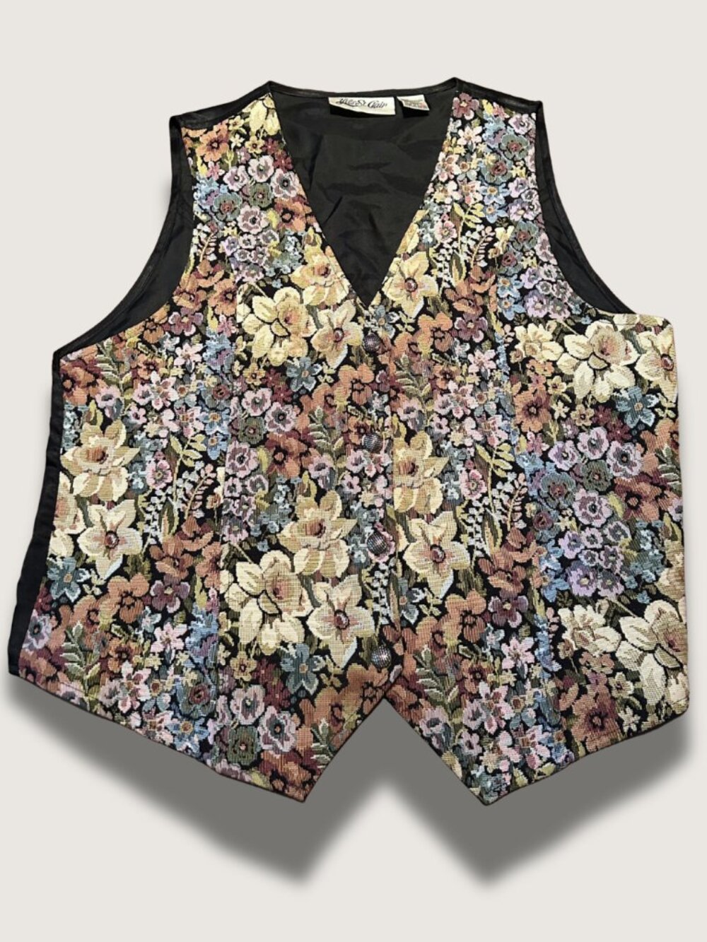 Vintage Jessica - Floral Tapestry Vest